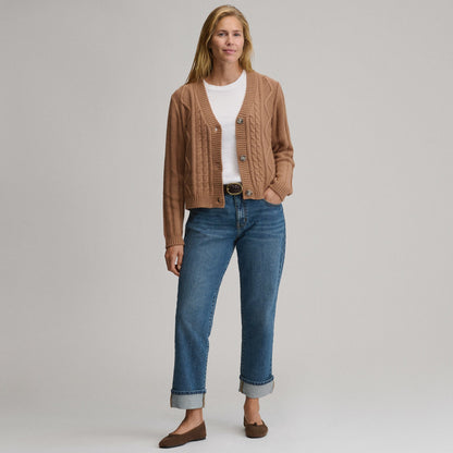 Women's Everloft Cable Cardigan Sweater | Eddie Bauer