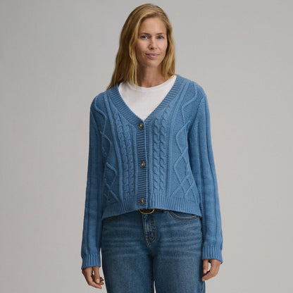 Women's Everloft Cable Cardigan Sweater | Eddie Bauer