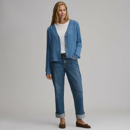Women's Everloft Cable Cardigan Sweater | Eddie Bauer