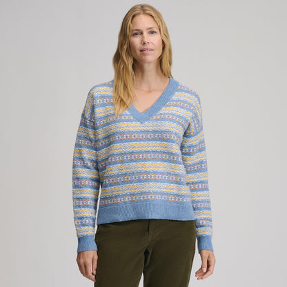 Women's Signature V-Neck Sweater - Pattern | Eddie Bauer