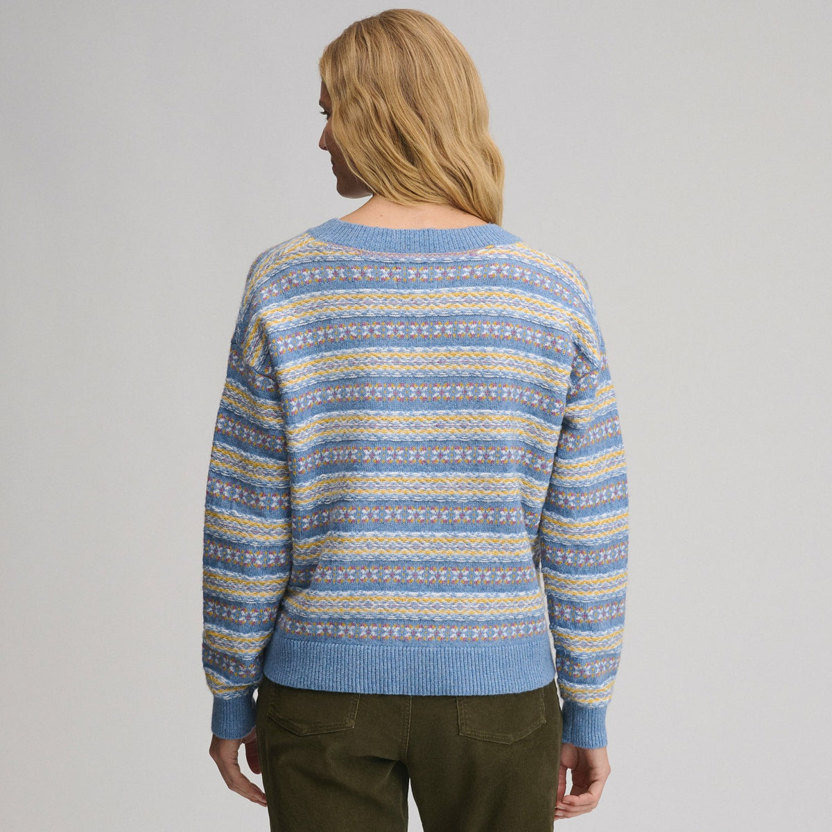 Women's Signature V-Neck Sweater - Pattern | Eddie Bauer
