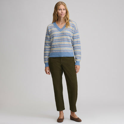 Women's Signature V-Neck Sweater - Pattern | Eddie Bauer