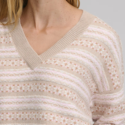 Women's Signature V-Neck Sweater - Pattern | Eddie Bauer