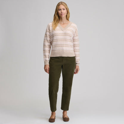 Women's Signature V-Neck Sweater - Pattern | Eddie Bauer