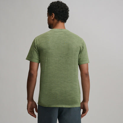 Men's SS Sunwashed Cotton Henley | Eddie Bauer
