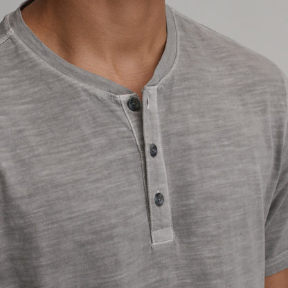 Men's SS Sunwashed Cotton Henley | Eddie Bauer