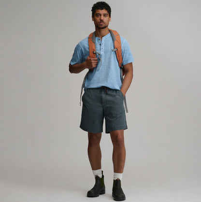 Men's SS Sunwashed Cotton Henley | Eddie Bauer