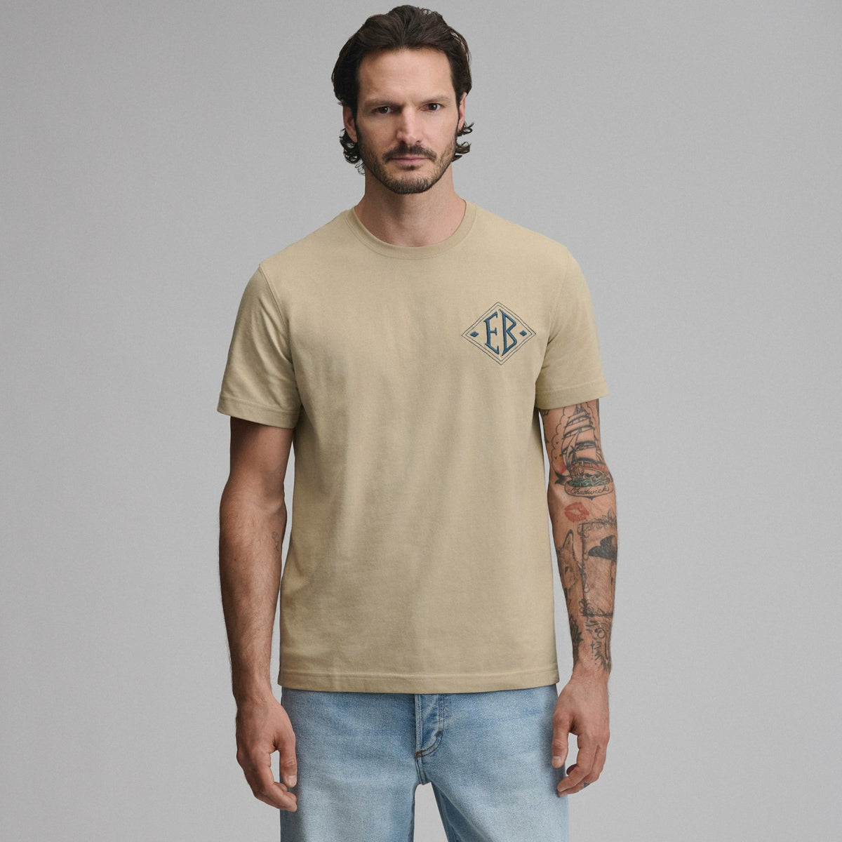 Men's EB Goose Embroidered T-Shirt | Eddie Bauer