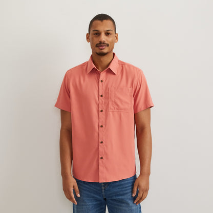 Men's SS Destination Shirt-Solid | Eddie Bauer
