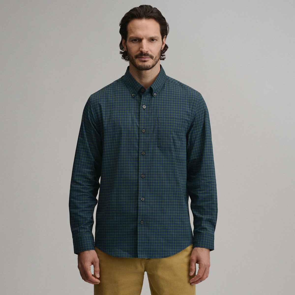Men's Long-Sleeve Voyager 2.0 Dress Shirt | Eddie Bauer