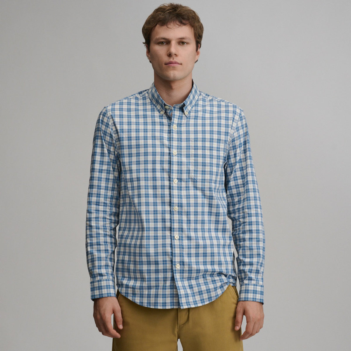 Men's Long-Sleeve Voyager 2.0 Dress Shirt | Eddie Bauer