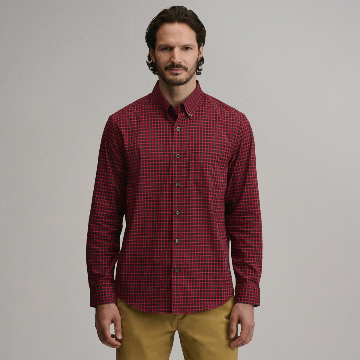 Men's Long-Sleeve Voyager 2.0 Dress Shirt | Eddie Bauer