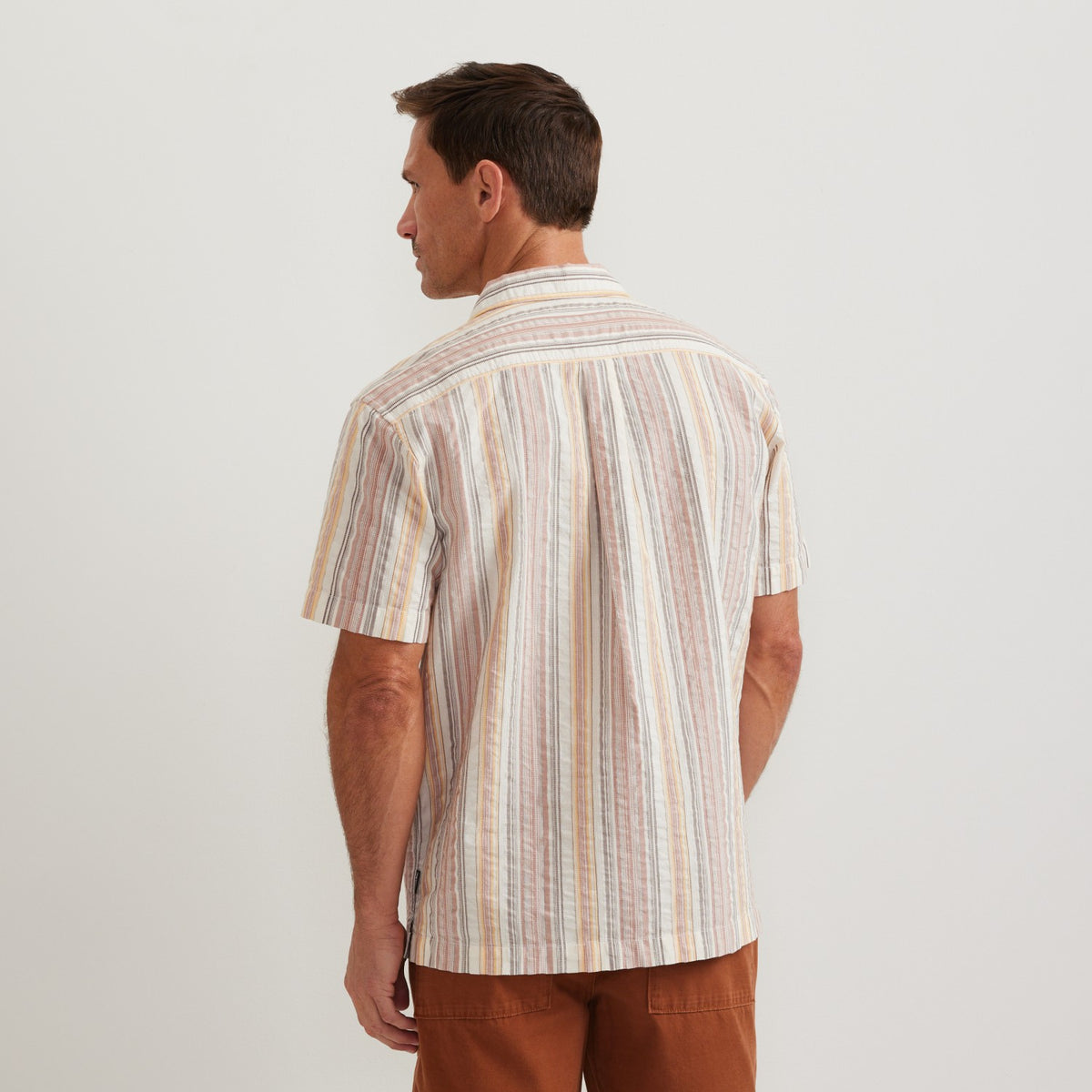 Men's Novelty Camp Shirt- Stripe | Eddie Bauer