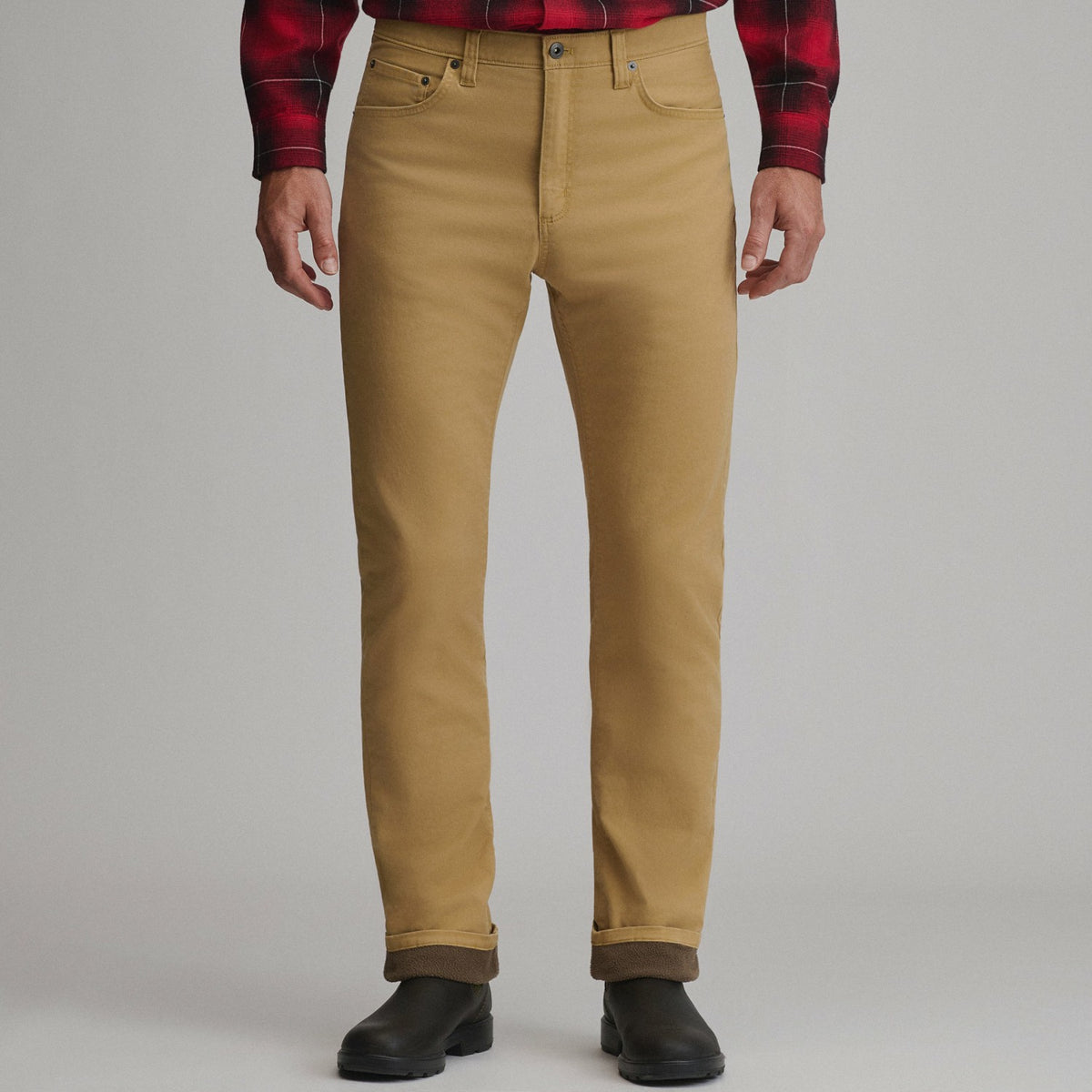 Men's Lined Legend Wash Twill 5-Pocket Pants | Eddie Bauer