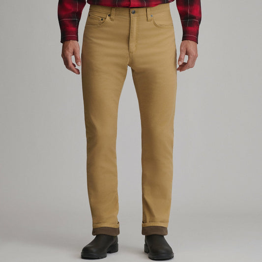 Men's Lined Legend Wash Twill 5-Pocket Pants | Eddie Bauer