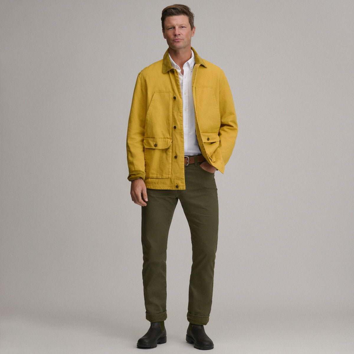 Men's Lined Legend Wash Twill 5-Pocket Pants | Eddie Bauer