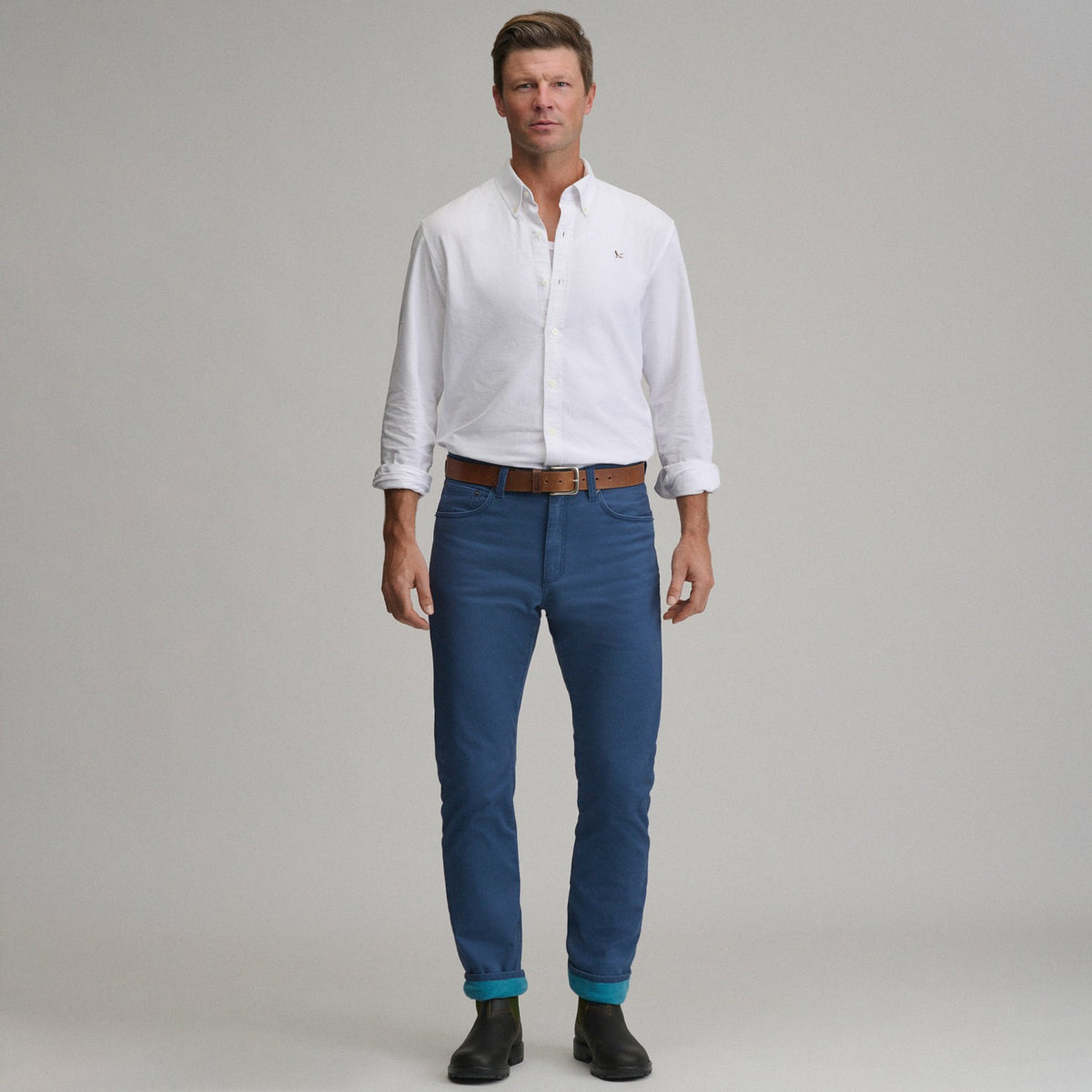 Men's Lined Legend Wash Twill 5-Pocket Pants | Eddie Bauer