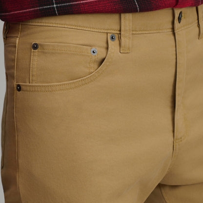 Men's Lined Legend Wash Twill 5-Pocket Pants | Eddie Bauer