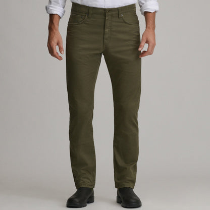 Men's Lined Legend Wash Twill 5-Pocket Pants | Eddie Bauer