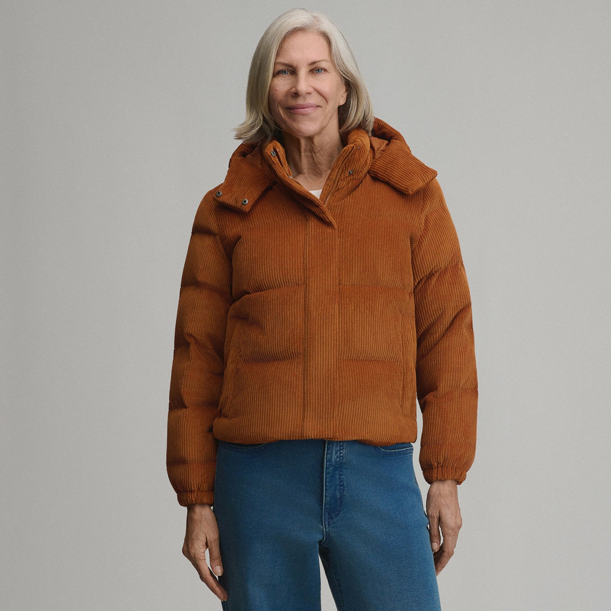 Women's Plush Puff Jacket - Cord | Eddie Bauer
