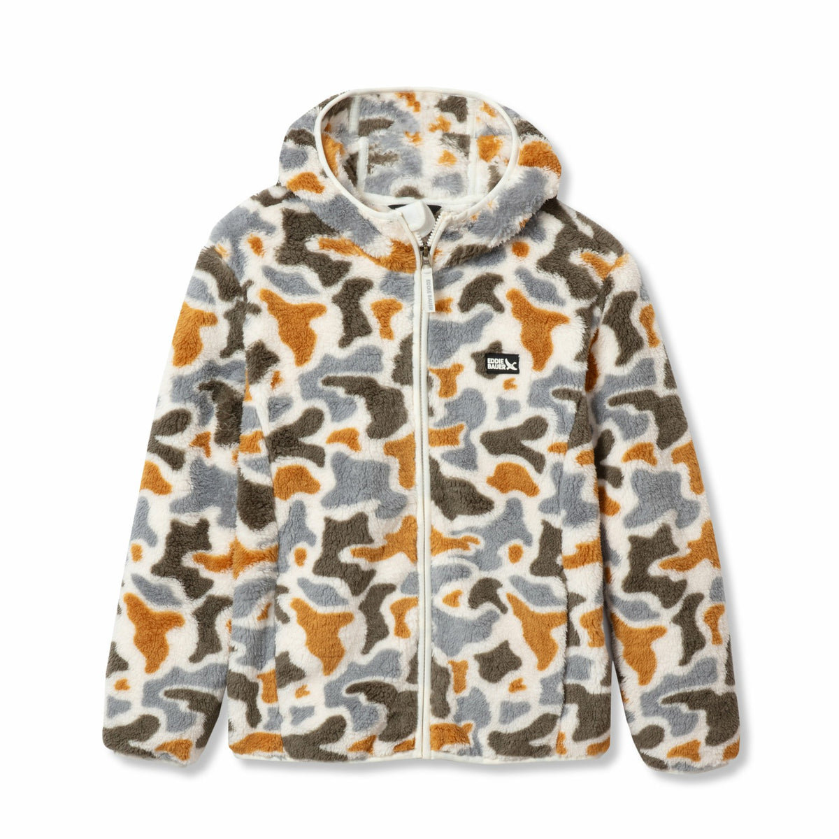 Kids Kids Quest Fleece Plush Hooded Jacket - Print | Eddie Bauer