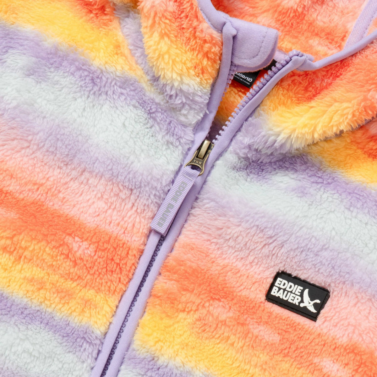 Kids Kids Quest Fleece Plush Hooded Jacket - Print | Eddie Bauer