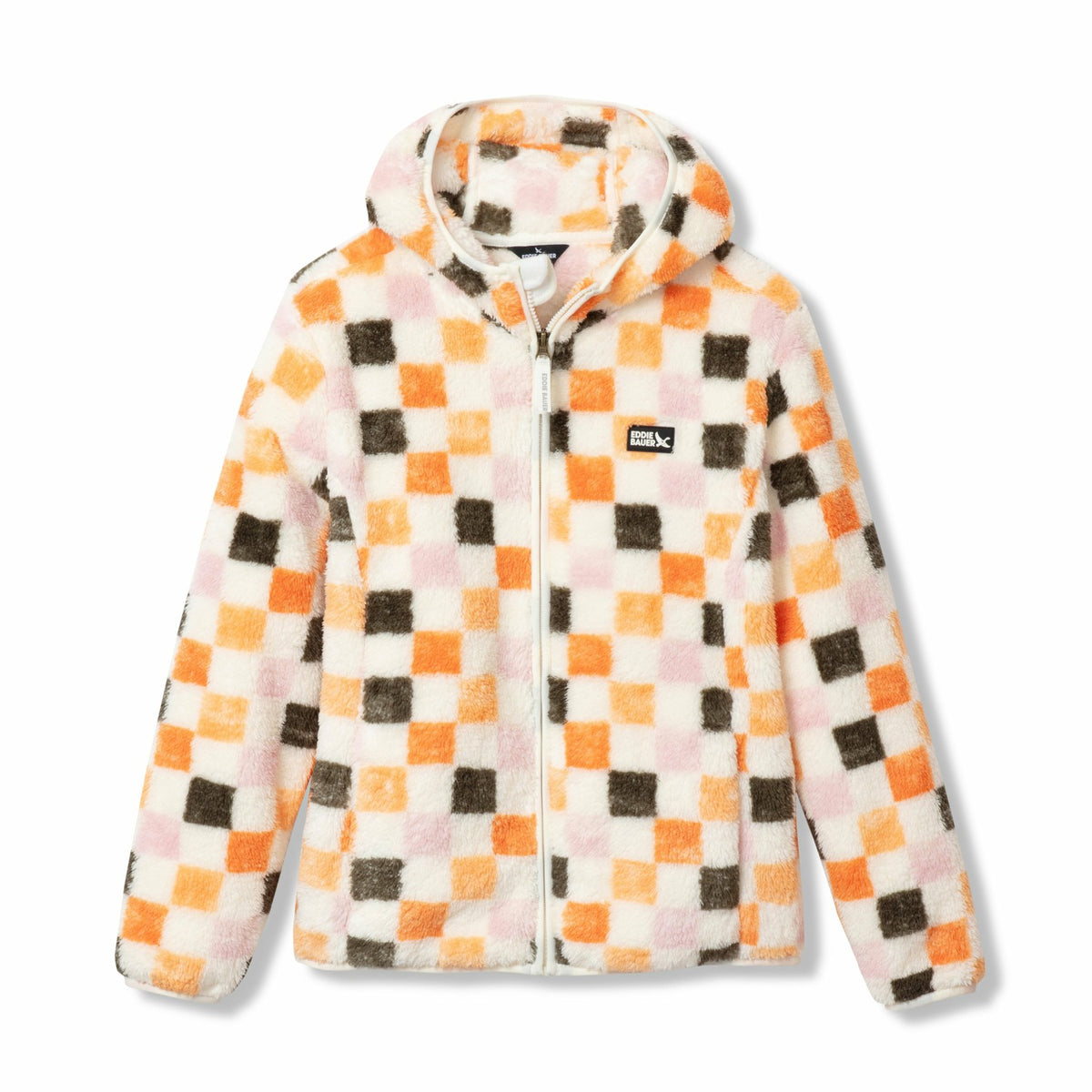 Kids Kids Quest Fleece Plush Hooded Jacket - Print | Eddie Bauer