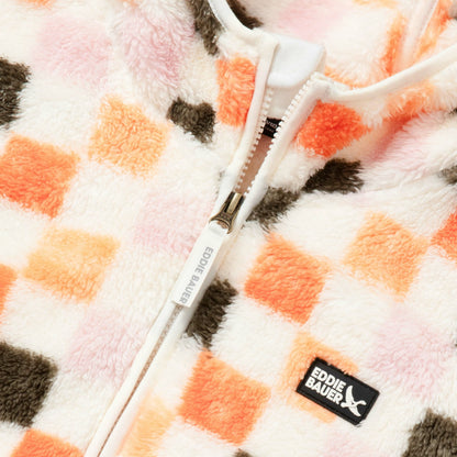 Kids Kids Quest Fleece Plush Hooded Jacket - Print | Eddie Bauer