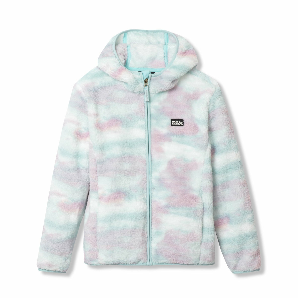 Kids Kids Quest Fleece Plush Hooded Jacket - Print | Eddie Bauer