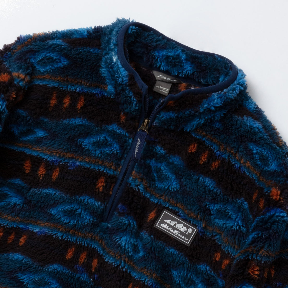 Kids Kids Quest Fleece Plush 1/4-Zip Jacket - Print | Eddie Bauer