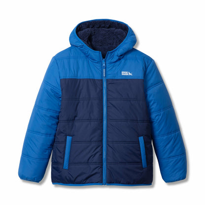 Kids Boys Deer Harbor Reversible Hooded Jacket | Eddie Bauer