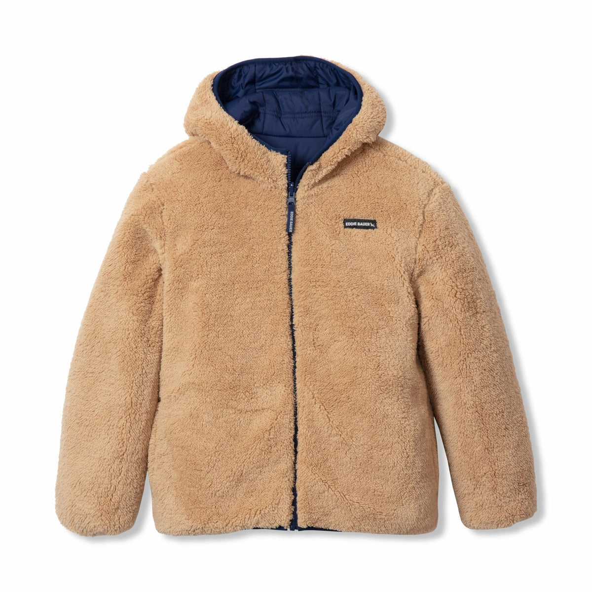 Kids Boys Deer Harbor Reversible Hooded Jacket | Eddie Bauer