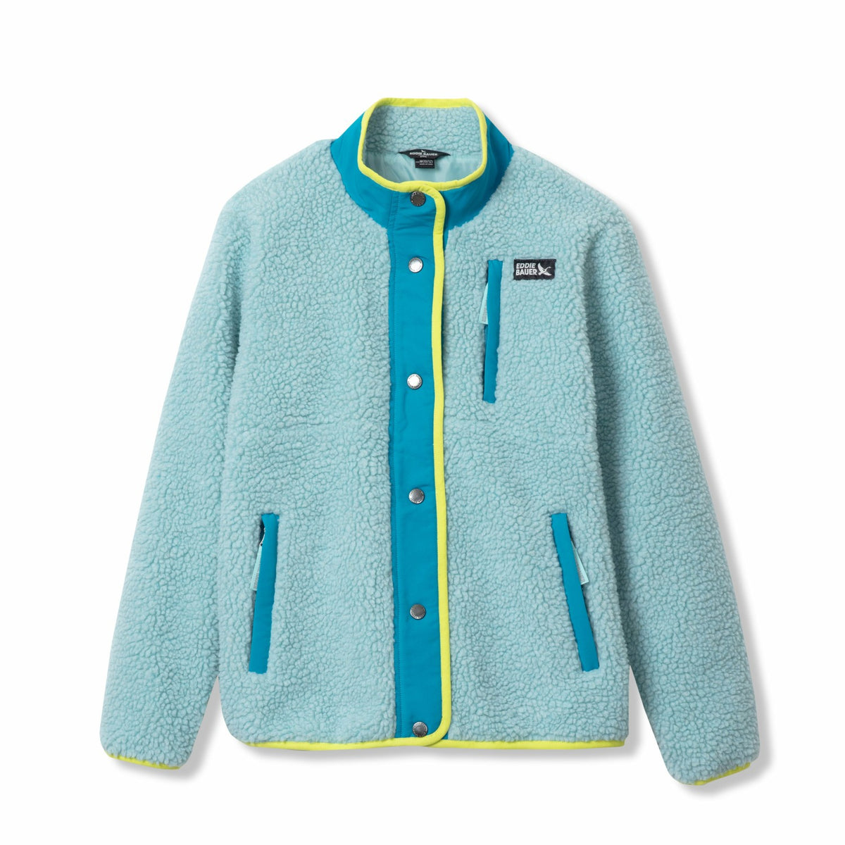 Kids Kids Fleece Mixed Media Jacket | Eddie Bauer
