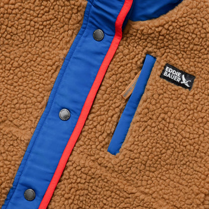 Kids Kids Fleece Mixed Media Jacket | Eddie Bauer