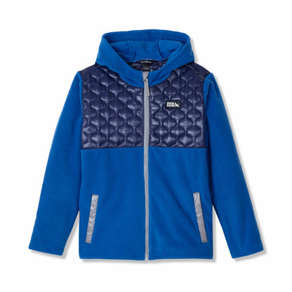 Kids Kids Quest Fleece Mixed Media Hooded Jacket | Eddie Bauer