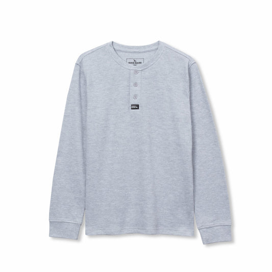 Kids Boys Eddies Favorite Thermal Henley | Eddie Bauer