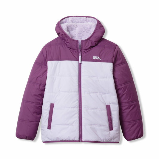 Kids Girls Deer Harbor Reversible Hooded Jacket | Eddie Bauer