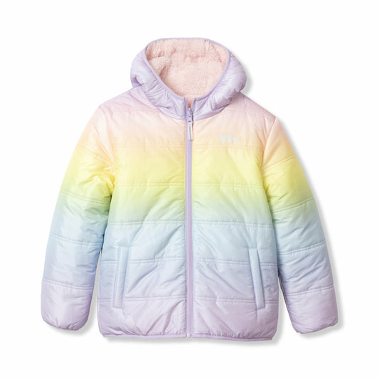 Kids Girls Deer Harbor Reversible Hooded Jacket | Eddie Bauer