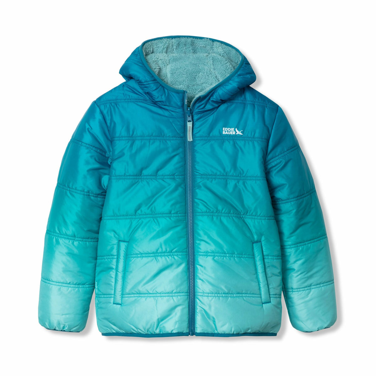 Kids Girls Deer Harbor Reversible Hooded Jacket | Eddie Bauer