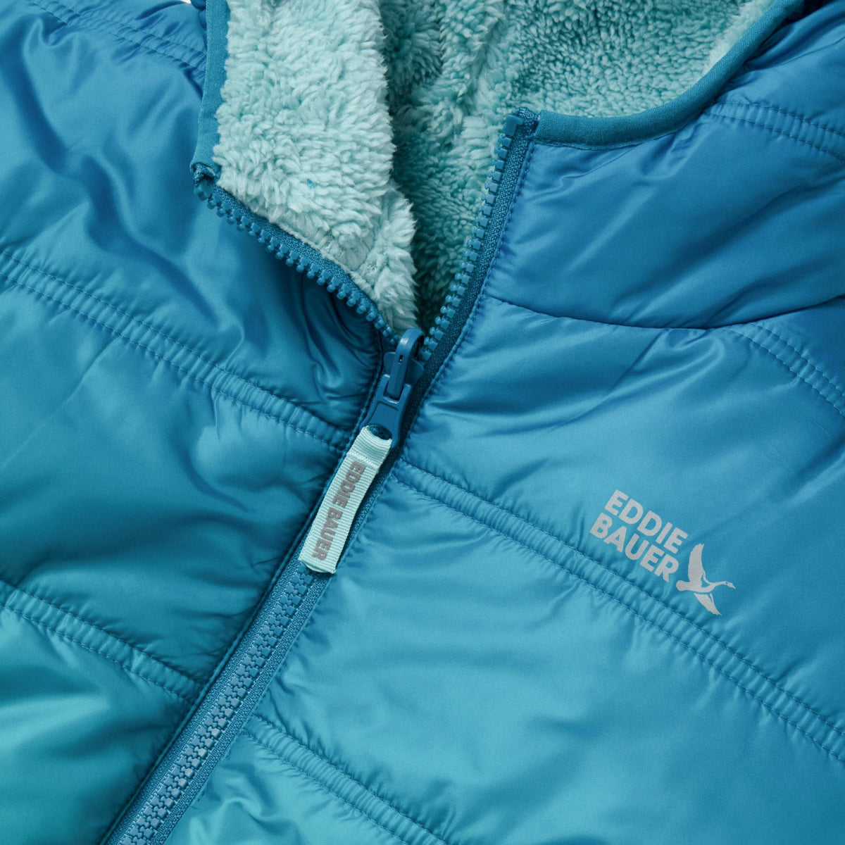 Kids Girls Deer Harbor Reversible Hooded Jacket | Eddie Bauer