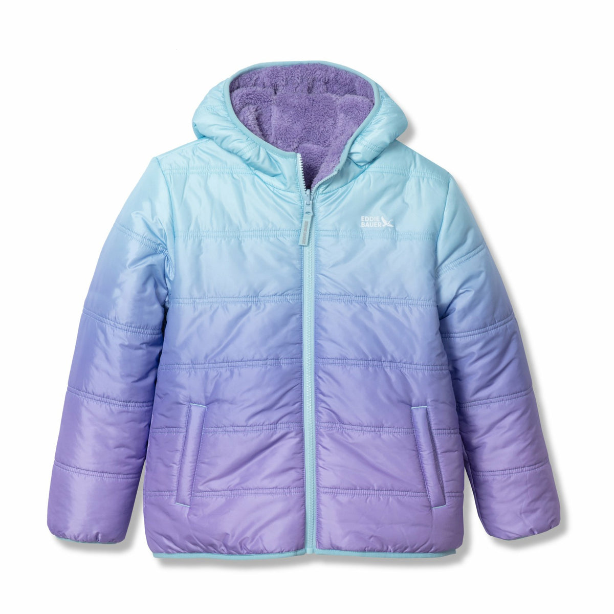 Kids Girls Deer Harbor Reversible Hooded Jacket | Eddie Bauer