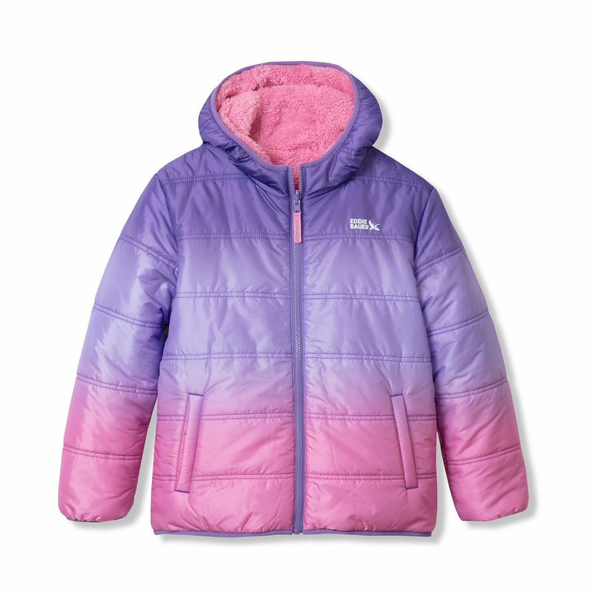 Kids Girls Deer Harbor Reversible Hooded Jacket | Eddie Bauer