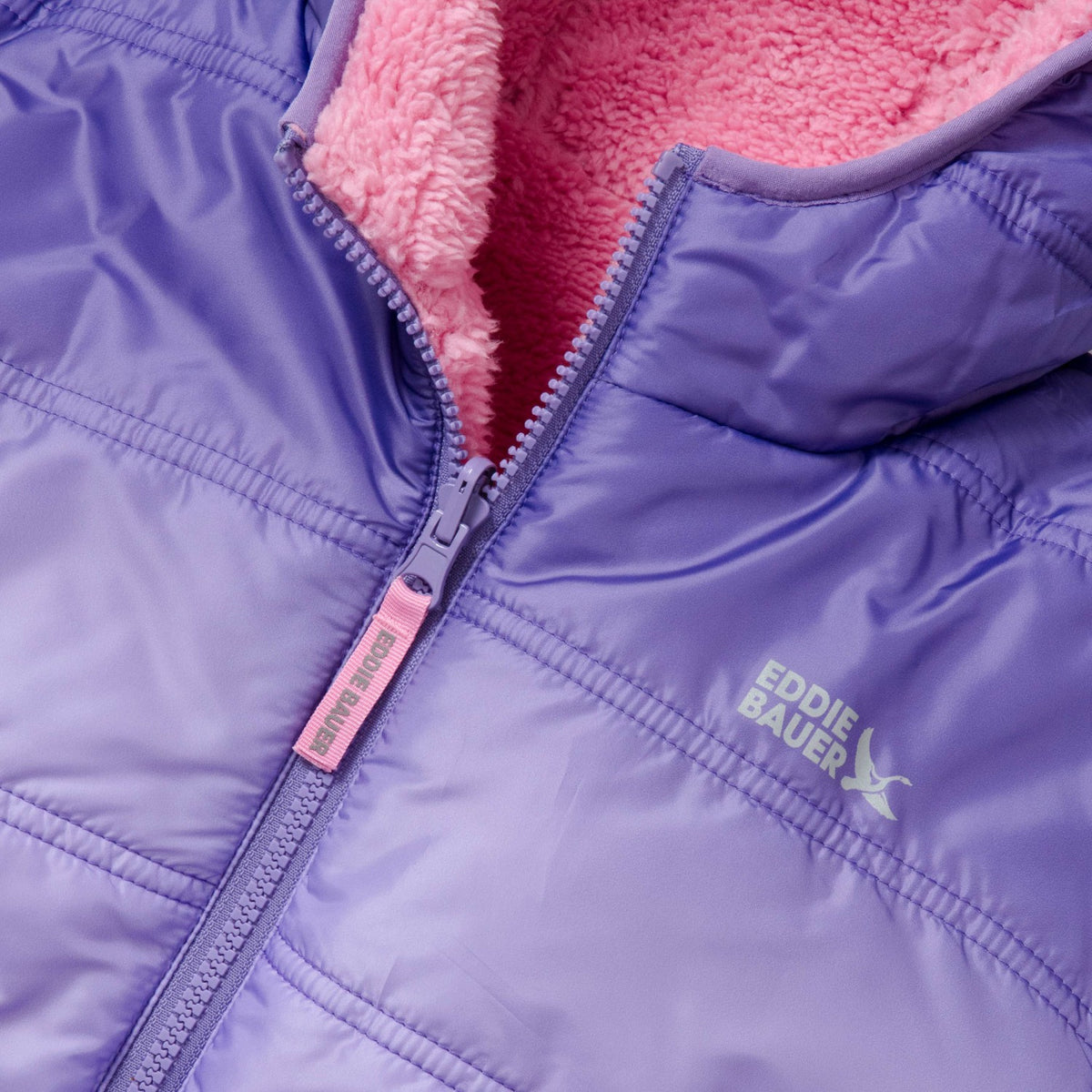 Kids Girls Deer Harbor Reversible Hooded Jacket | Eddie Bauer