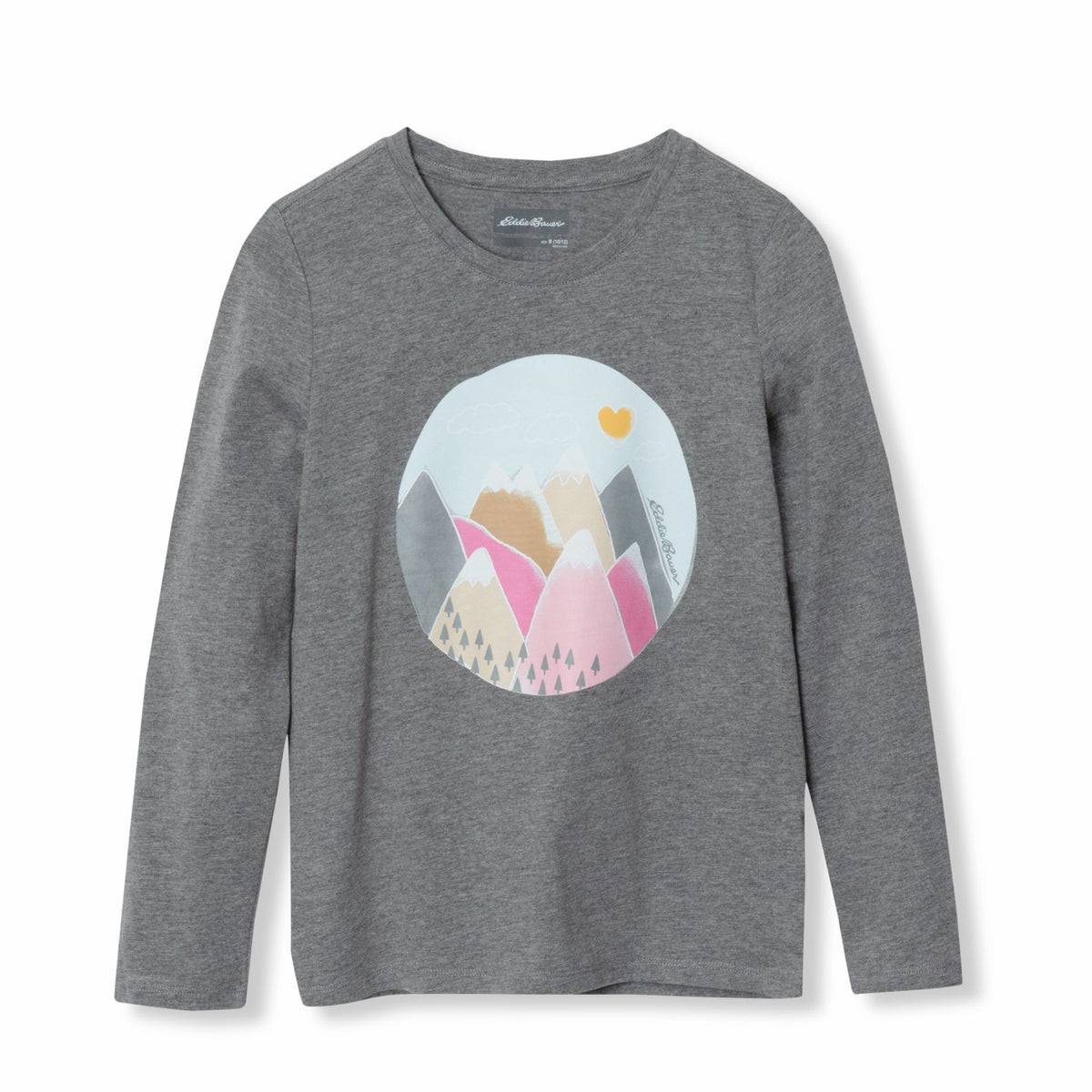 Kids Girls Graphic Long-Sleeve Tee | Eddie Bauer