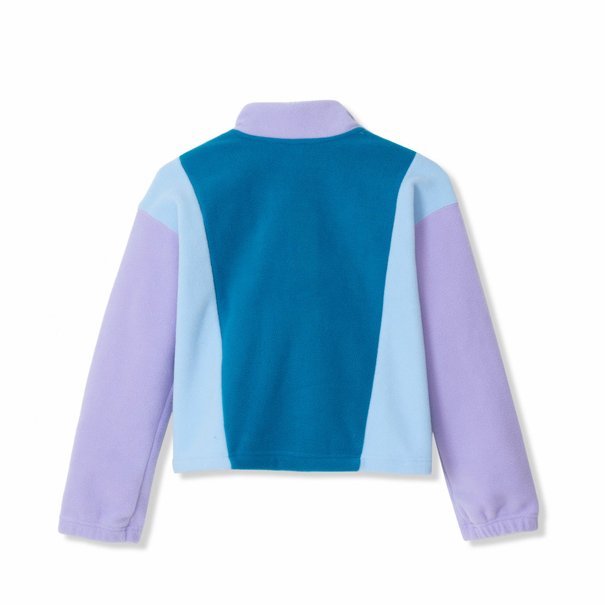 Kids Girls Quest Fleece Colorblock Full Zip Jacket | Eddie Bauer