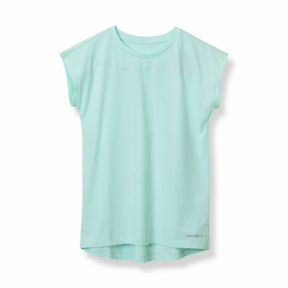 Kids Girls Trail Short-Sleeve Pleated-Back Shirt | Eddie Bauer