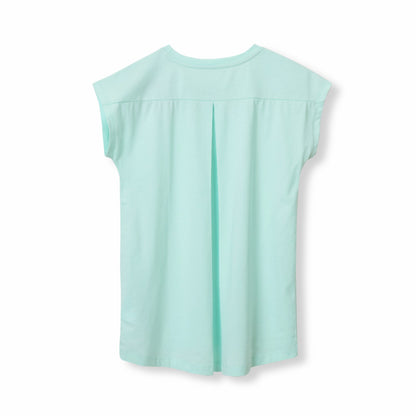 Kids Girls Trail Short-Sleeve Pleated-Back Shirt | Eddie Bauer