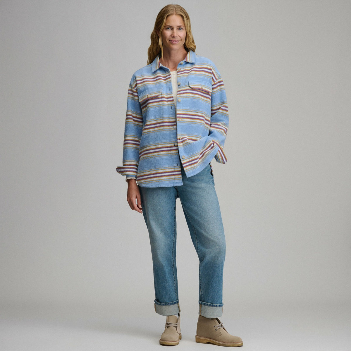Women's Lowlands Boyfriend Overshirt | Eddie Bauer