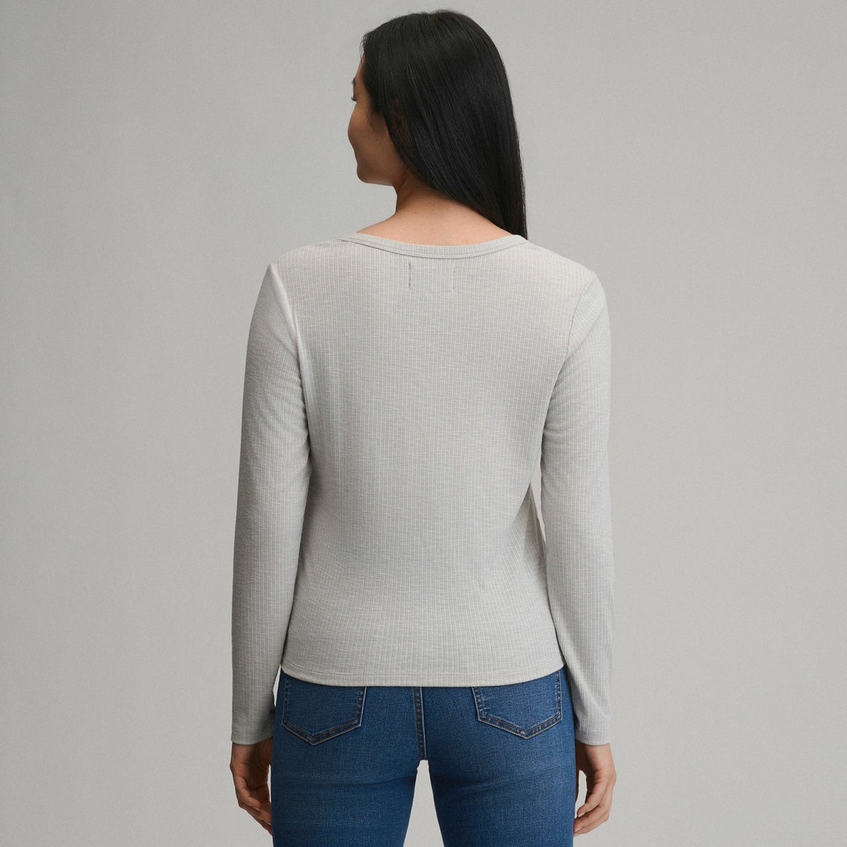 Women's Long-Sleeve Multi Button Henley | Eddie Bauer