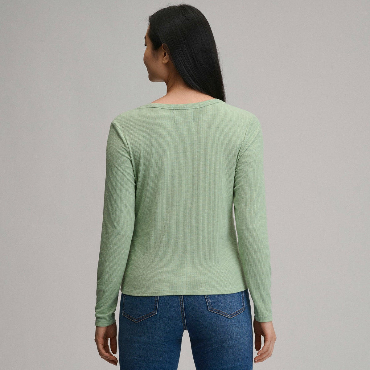 Women's Long-Sleeve Multi Button Henley | Eddie Bauer